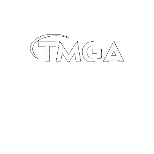 TMGA logo against a dark background.