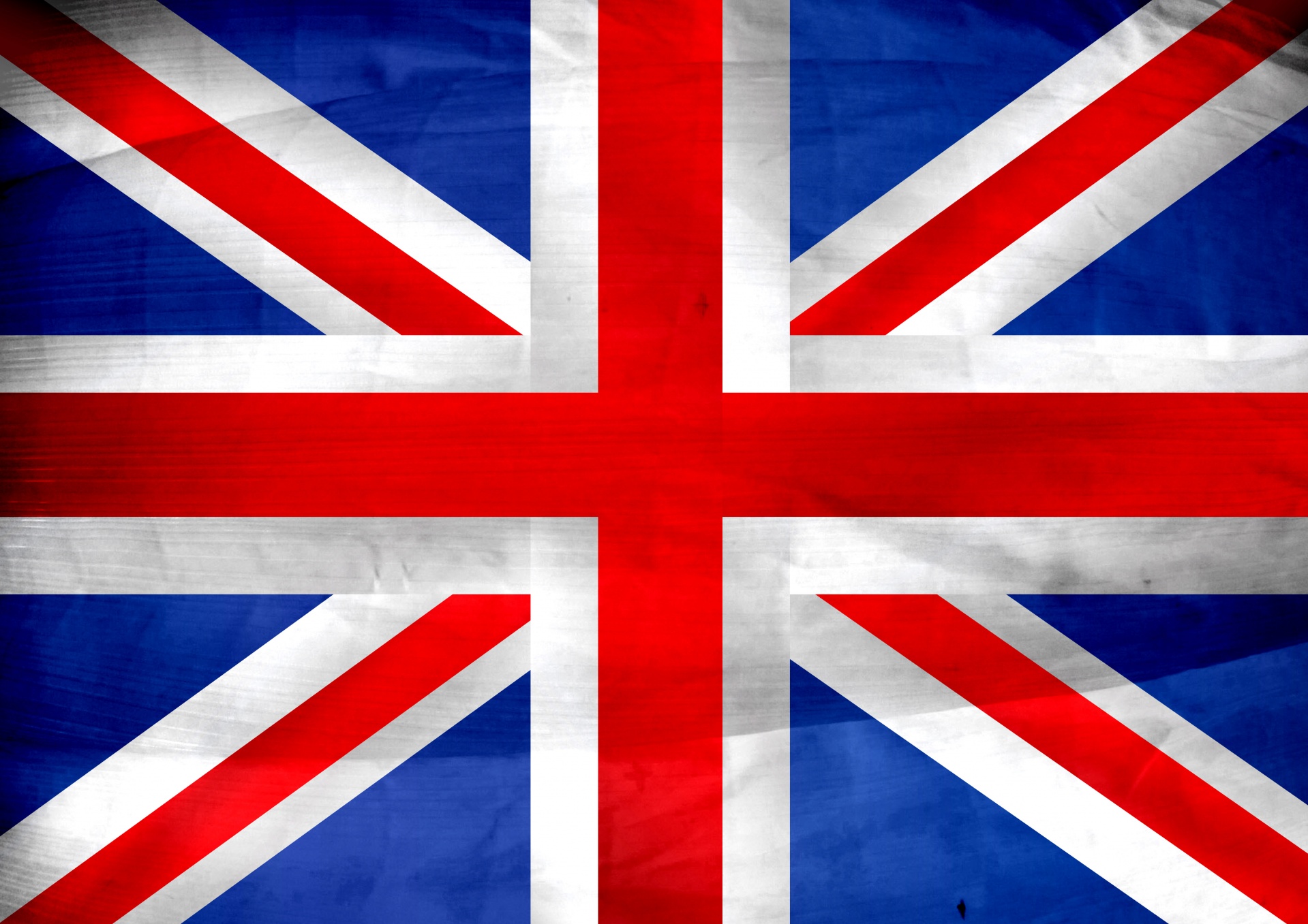 National flag of the United Kingdom (UK), red, white and blue